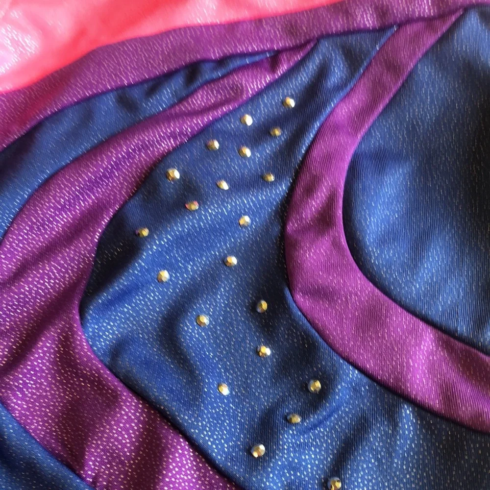 Girls gymnastics freestyle bodysuit